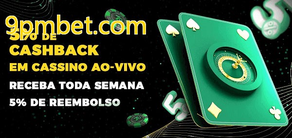Promoções do cassino ao Vivo 9pmbet.com